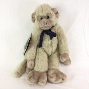NWT Boyds Bears Simon S. Simianski 10" Cream Monkey #5524-10  Fully Jointed 1994